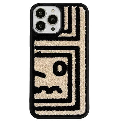 Abstract Fuzzy iPhone Case