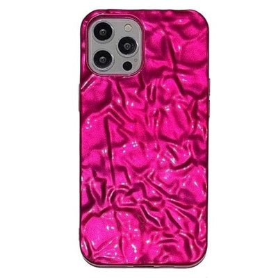 Aesthetic Tin Foil iPhone Case iPhone X / Pink