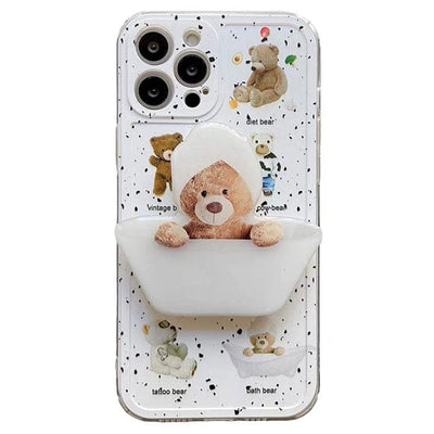 Bath Bear iPhone Case