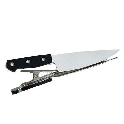Big Knife Hair Clip Standart / Black/silver