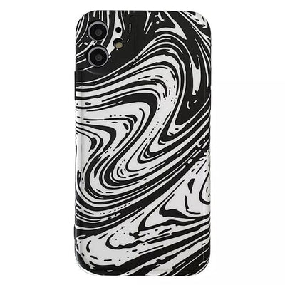 Black & White Painting iPhone Case