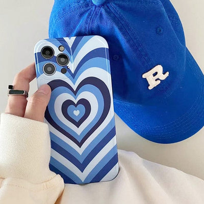 Blue Heart iPhone Case