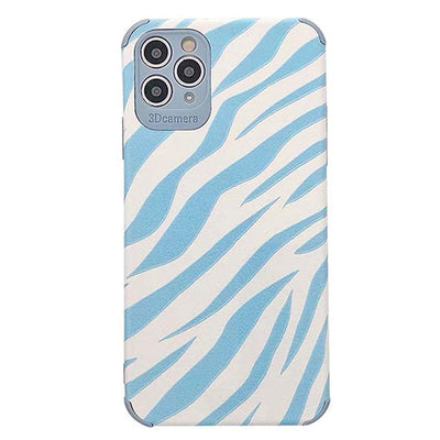 Blue Zebra Print iPhone Case iPhone 6/6s / Zebra