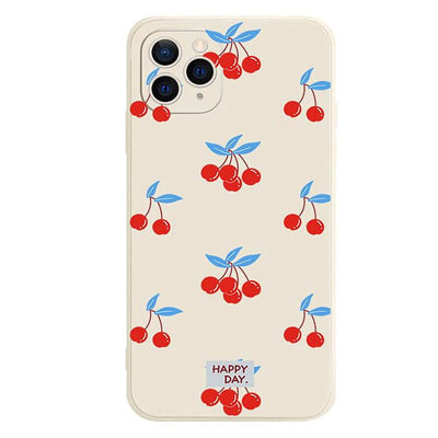 Cherry Print iPhone Case