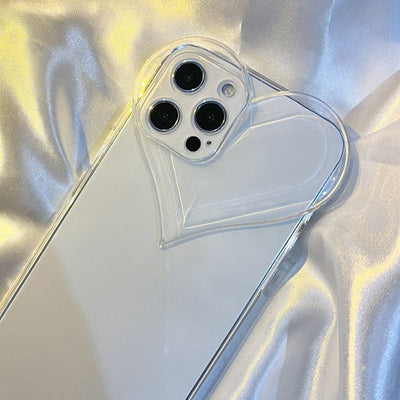 Clear Heart iPhone Case