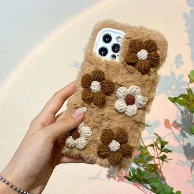 Daisies Crochet iPhone Case