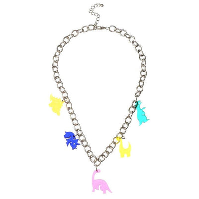 Dino Chain Necklace Adjustable