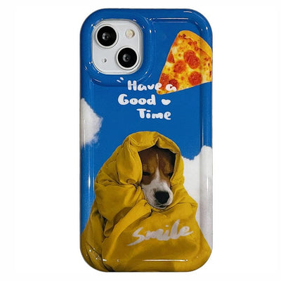 Dog & Pizza iPhone Case