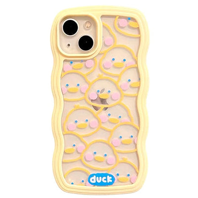 Duck Wavy iPhone Case