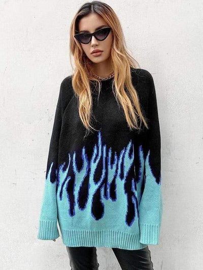 FLAME KNITTED SWEATER