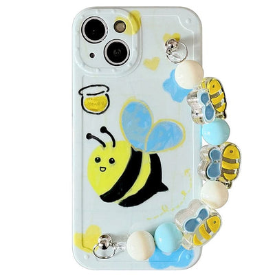 Flower Bee Chain iPhone Case