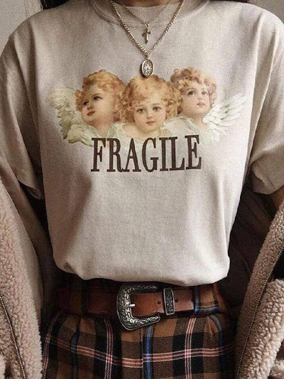 FRAGILE BABY ANGEL CASUAL TEE