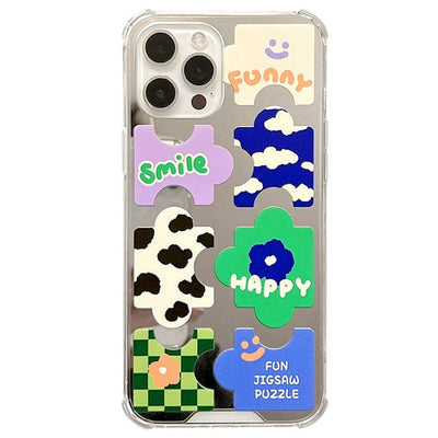 Funny Puzzle iPhone Case