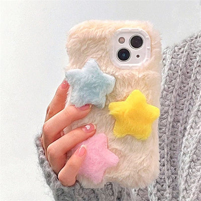 Fuzzy Stars iPhone Case