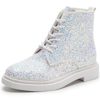 Glitter Ankle Boots