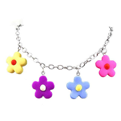 Good Vibes Only Flower Chain Necklace Standart