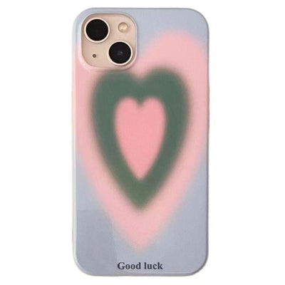 Gradient Heart iPhone Case