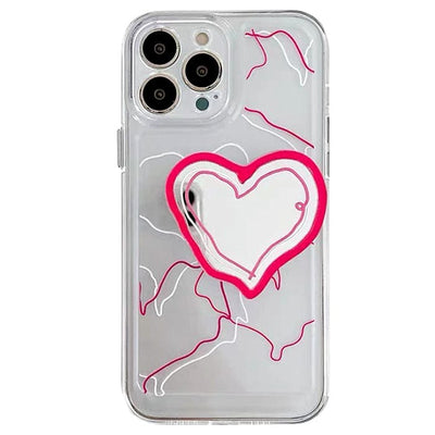 Heart Crush iPhone Case iPhone 7 / Pink