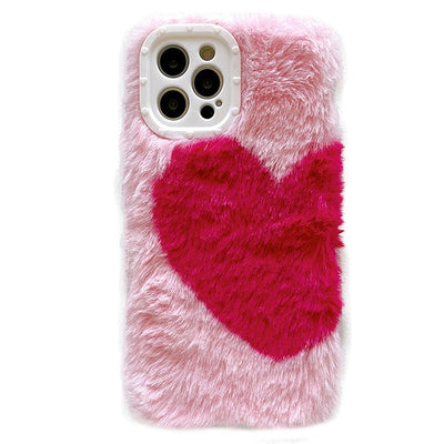 Heart Fluffy iPhone Case