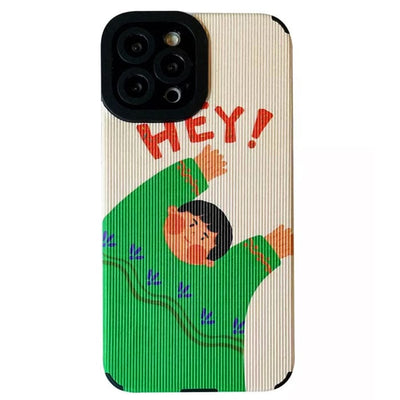 Hey Ha iPhone Case iPhone 7 / Green