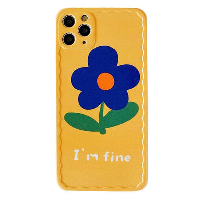 I'm Fine Flower iPhone Case