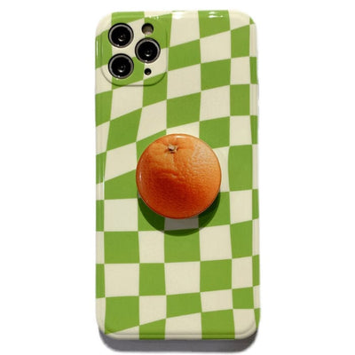 Indie Aesthetic Checkerboard iPhone Case