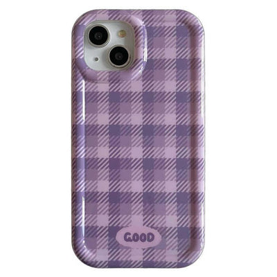 Lavender Aesthetic iPhone Case iPhone 11 / Plaid