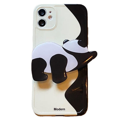 Lazy Panda iPhone Case