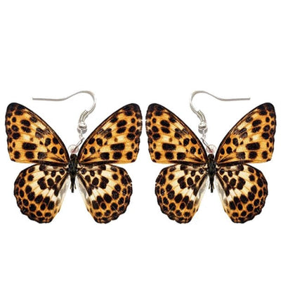 Leopard Butterfly Earrings Standart