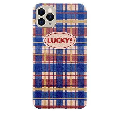 Lucky Plaid iPhone Case