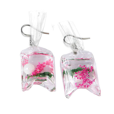 Mermaid Lake Earrings﻿ Standart / Pink
