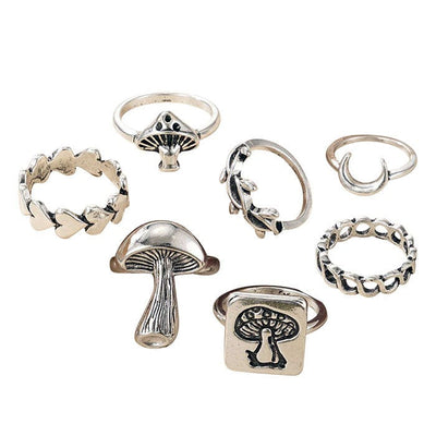 Mushrooms Ring Set