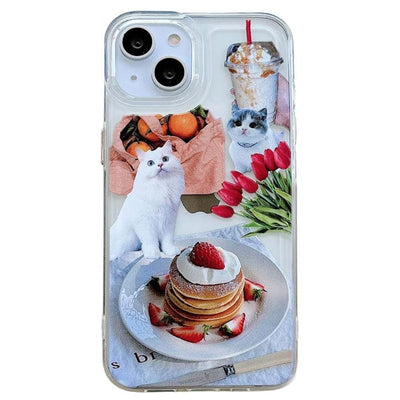 Pancakes & Cat iPhone Case