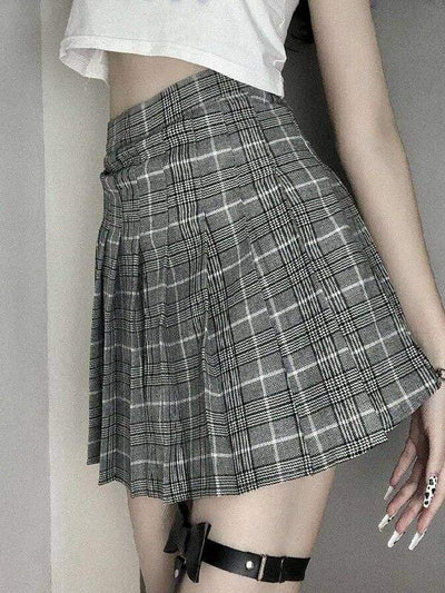 PAY MY TUITION PLAID SKIRT