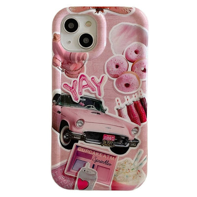Pink Aesthetic iPhone Case iPhone 11 / Pink