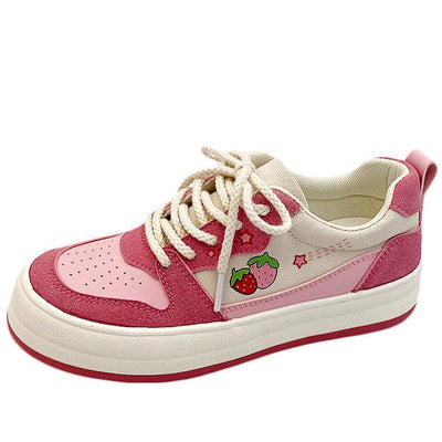 Pink Strawberry Sneakers