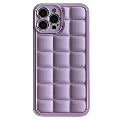 Purple Plaid iPhone Case iPhone X / Purple