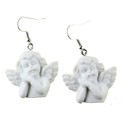 Raphael's Angel Earrings Standart / White