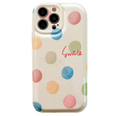 Smile Dots iPhone Case