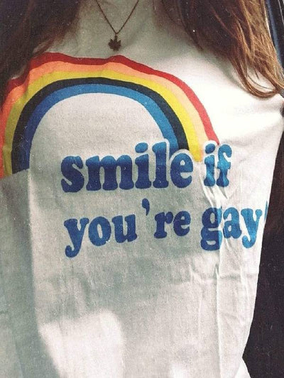 SMILE IF YOU'RE GAY TEE