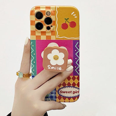 Smile Sunflower iPhone Case