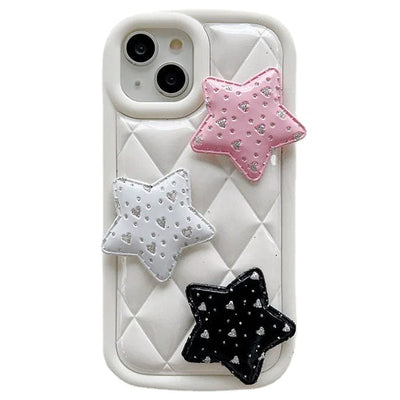 Star Puffer iPhone Case iPhone 11 / White