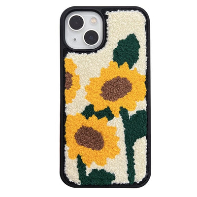 Sunflowers Fuzzy iPhone Case iPhone X / 1