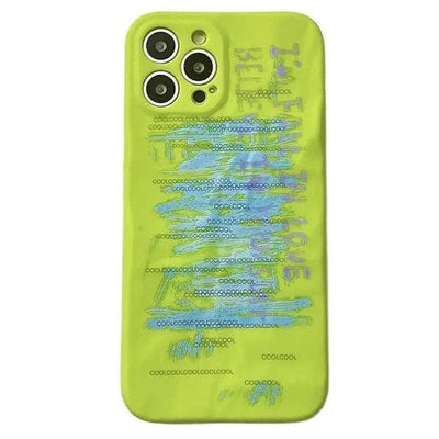 Toxic Green iPhone Case iPhone X / Green