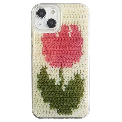 Tulip Crochet iPhone Case