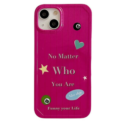 Who You Are iPhone Case