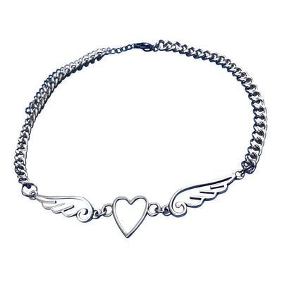 Wings Of An Angel Chain Necklace Standart / Silver